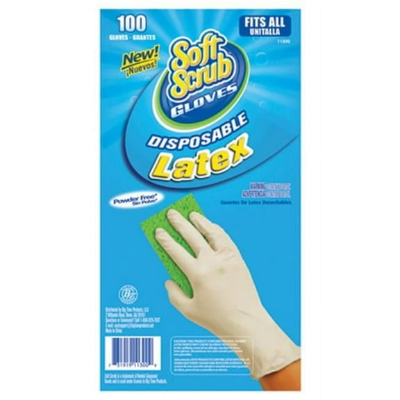 Big Time Products 11300-16 Disposable Latex Gloves- 100 Count