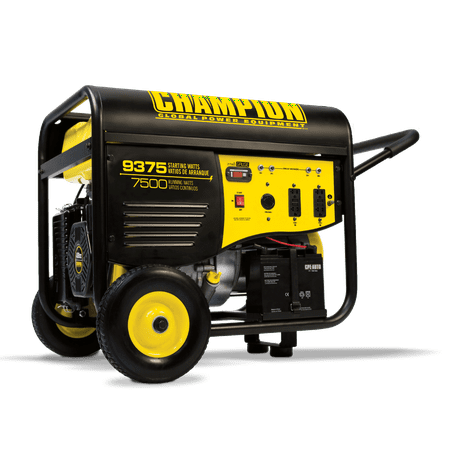 Champion 100219 7500-Watt Portable Generator with Electric Start and 25-ft. Extension