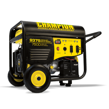 - Champion 100219 7500-Watt Portable Generator with Electric Start and 25-ft. Extension Cord