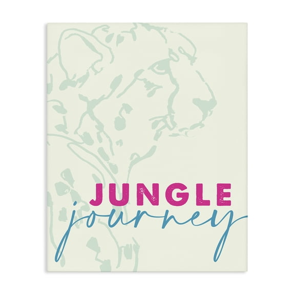 Stupell Industries Jungle Journey Cheetah Canvas Wall Art, design by Lanie Loreth