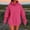 Hot Pink, variant on Women Hoodies Women's Solid Color Drop Shoulder Hoodie Oversized Long Sleeve Crewneck Shirts Fall Winter Outfits Pocket
