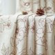 thumbnail image 5 of Cortinas de lino con estampado floral JINCHAN 100x240cm Marrón 2 paneles, 5 of 8