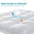 Extra Thick King Size Mattress Pad with 900GSM Down Alternative Fill
