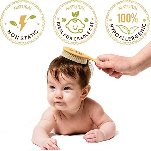vegan baby hair brush