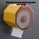 thumbnail image 5 of Portarrollos de papel higiénico de pared, sin taladros, fácil de cambiar para recargas rápidas, adhesivo para apartamentos y alquileres. Aestivo | Amarillo | AESTIVO, 5 of 8
