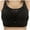 Black, variant on Lolmot Bras for Women No Underwire Fashion Plus Size Wire Free Comfortable Push up Bra Underwear Hollow Out Support Sports Bra Underwear