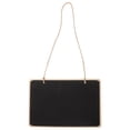 thumbnail image 2 of Hanging Chalkboard Sign Wooden Memo Blackboard Reusable Door Message Board, 2 of 9