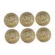 thumbnail image 3 of 6 Piezas Decorativas Mosaico Bolas de Centro Mesa de Vidrio Esfera Sólida Diseño Mosaico Reluciente Adecuado para Sala de Estar Mesa de Oro, 3 of 8
