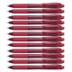 thumbnail image 1 of Bolígrafos de gel Pentel EnergelX, retráctiles, tinta roja, 12 unidades, 1 of 8