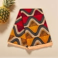 thumbnail image 3 of Waxed Printing Cloth African Geometric Pattern Sewing Fabric For Quilting Craft, 3 of 20