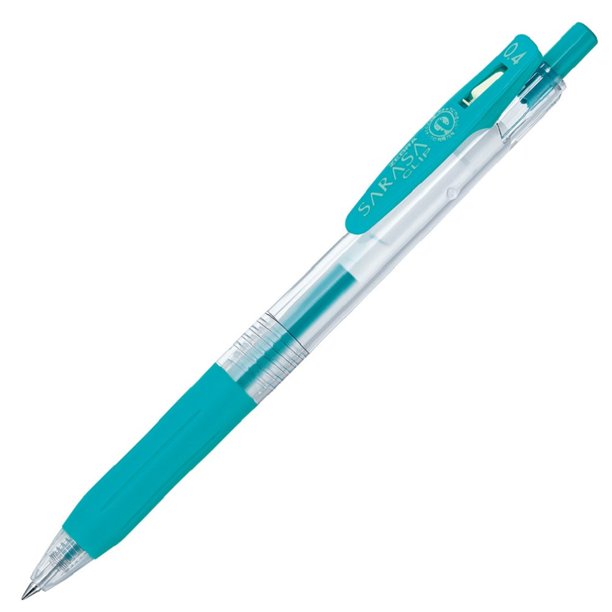 Bolígrafo de Gel Zebra B-JJS15-BG 0.4 mm Azul Verde Paquete de 10