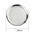 thumbnail image 1 of Chendee Stainless Steel Dinner Plates Lunch Plates Breakfast Plates,20Cm, 1 of 9
