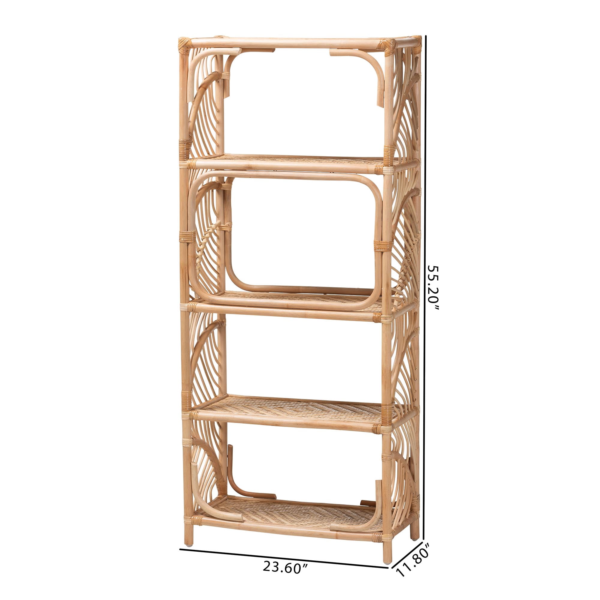 bali & pari Baara Boho Display Shelf, Natural