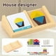 thumbnail image 4 of Herunwer Geometric House Design Toys, Tangrams Kids, Pattern Blocks, Portable Set, Hand Coordination, for School Classroom Home Family Time, 4 of 6