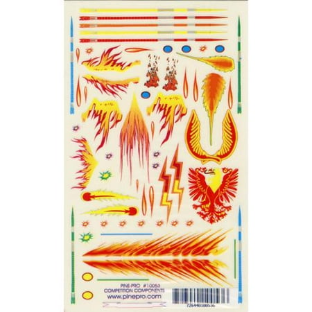 Pine Car Derby Decal-Fire Breather