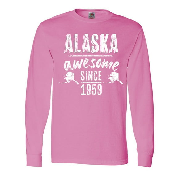 Inktastic Alaska Awesome Since 1959 Long Sleeve T-Shirt
