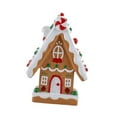 thumbnail image 4 of HILABEE Christmas Gingerbread House Village House for Holiday Fireplace Scene Layout Style C, 4 of 8