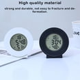 thumbnail image 3 of Digital Clock Multifunctional Temperature Weather Table Decor Snooze Weather Display Gauge Mode Sensitive Touch Clocks Battery Operated Bedroom White, 3 of 7