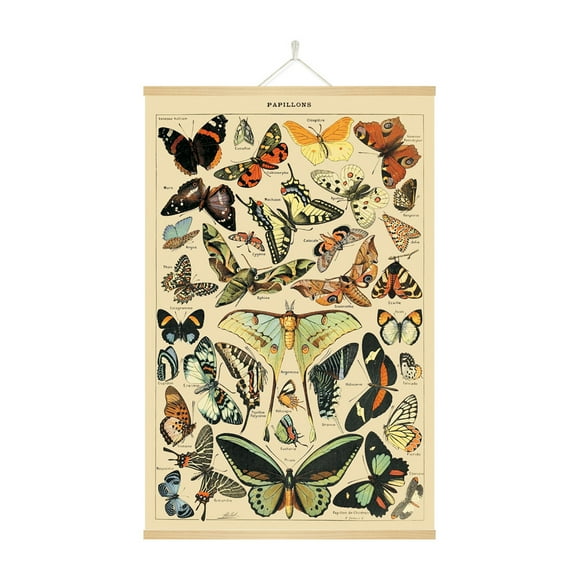 Magnetic poster frame wooden magnetic hanging scroll photo frame scroll picture frame wholesale hanging scroll painting magnetic Poster hanger