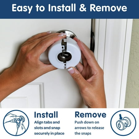 Wittle Door Knob Safety Cover 4 Pack
