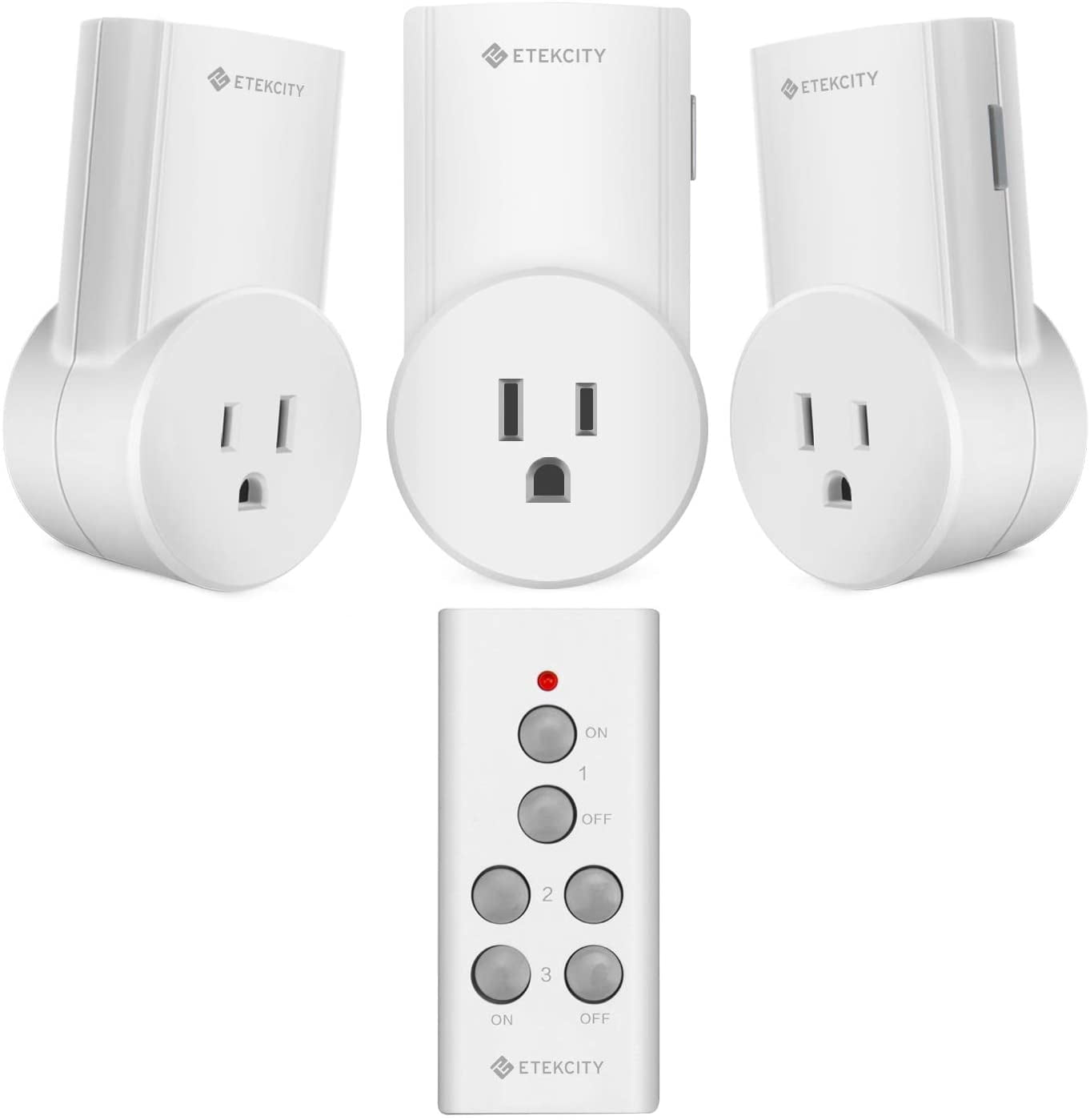 Etekcity Remote Control Outlet Wireless Light Switch, 3Pack with 1