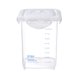 thumbnail image 2 of Inteprter Contenedor de almacenamiento de cereales de cocina con báscula, contenedor de plástico transparente para alimentos, lata de frutos Organizadores de utensilios de cocina Claro L, 2 of 6