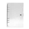thumbnail image 1 of FlyFlise 1Pc Transparent PVC Clip File Folder Loose Notebook Sheet, 1 of 8