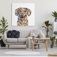 thumbnail image 2 of Stupell Industries Modern Dog Portrait Animals & Insects Painting Gallery Wrapped Canvas Print Wall Art, 36 x 36, 2 of 7