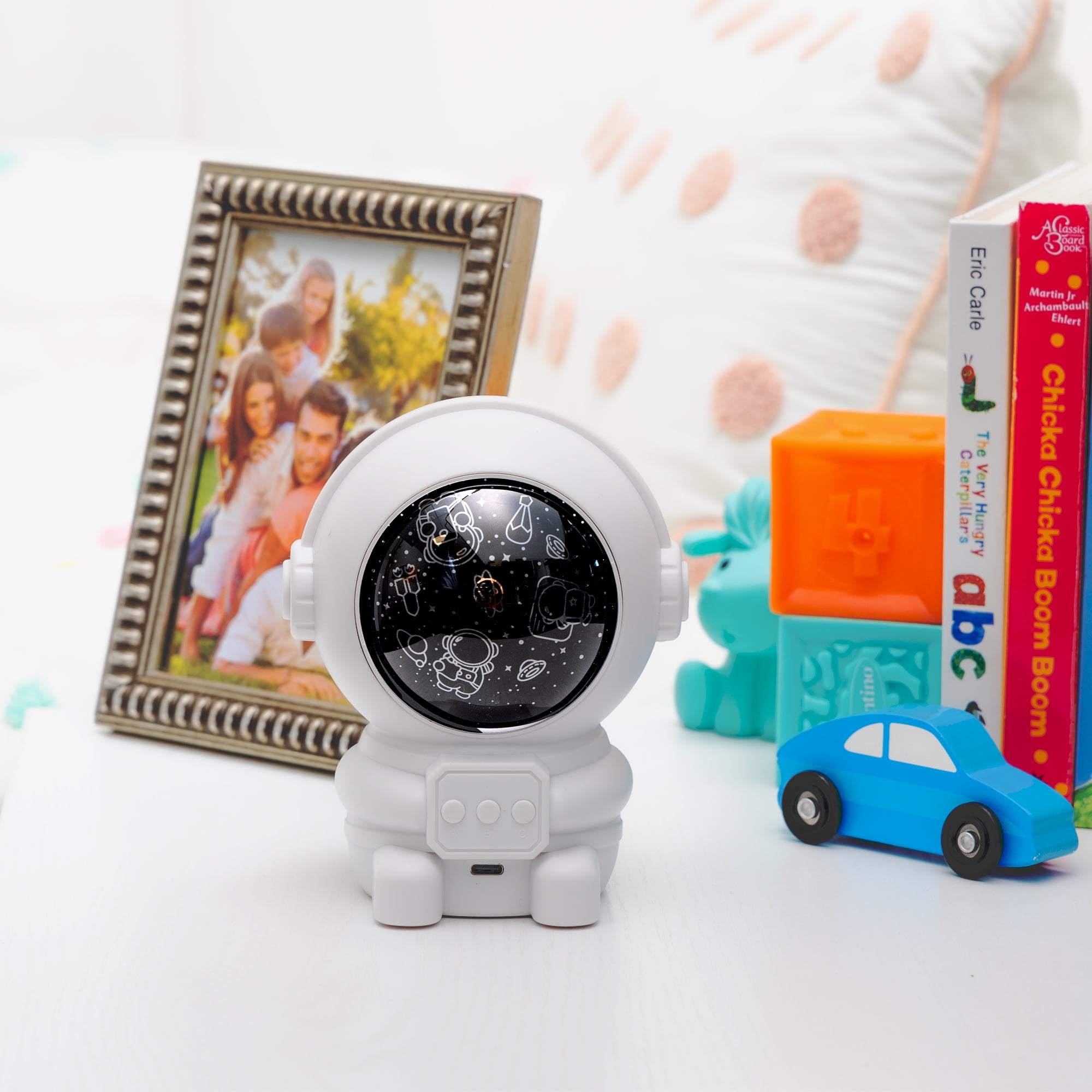 BrightSide Mini Astronaut Projector - LED Starry Light 5.8" Height x 5.1" Width