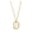 Leo, variant on Women's 12 Constellation Horoscope Multicolor Cubic Zircon Pendant Necklace Stainless Steel Birth Star Sign Personalized Pendant Chain Jewelry Leo