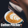 thumbnail image 3 of 304 Stainless Steel Thick Coffee Pitcher, Frothing Pitcher, Latte Accessory, 600ml, 3 of 4
