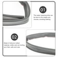 thumbnail image 6 of Tineasur Grey Bendable Silicone Shower Threshold Water Dam for Bathroom Water Retaining Barrier p, 6 of 8