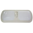 thumbnail image 2 of Arcon Dome Light 17926 White Lens; Double Euro Style Light; 12 Volt; 11 Inch Length x 4-3/4 Inch Width; Colonial White Base, 2 of 3