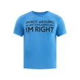 thumbnail image 5 of I'm Not Arguing Men's and Big Men's Graphic Tee with Short Sleeves, Sizes S-3XL, 5 of 5