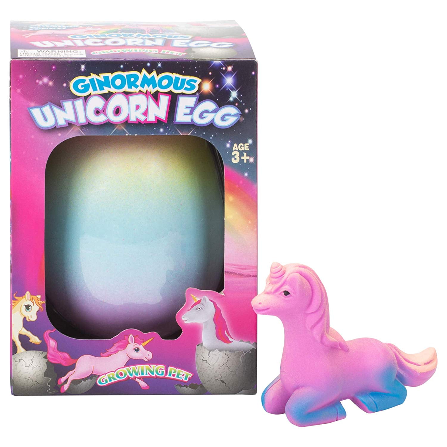 Surprise Growing Unicorn Hatching Rainbow Egg Kids Toys Assorted Colors 12 Pack 