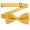 Yellow, variant on Xfvqtps Boys Bow Tie Solid Color Bowties Adjustable Neckties for Uniform School Party Light Blue