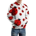 thumbnail image 4 of Ladybug Oversized Hoodies for Women Pullover Womens Clothes with Pocket Mens Ultimate Pullover Hoodie Sweatshirt S-6XL, 4 of 8