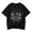Black C, variant on Men's Black Short Sleeve Crew Neck T-Shirt, Little Steps Big Changes Mountain Path Graphic Tee for Summer Outdoor Casual Wear