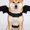 C, variant on Halloween Dog Cat Costume – Cute Black Bat Wing Pet Apparel, Soft Polyester Pet Cosplay Clothes with Adjustable Fasteners, Perfect Small Medium Pet Holiday Wear for Halloween Parties.