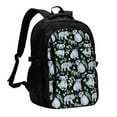 thumbnail image 1 of Balery Cartoon Koala Bear Mochila con carga USB para hombre y mujer - Mochila impermeable y antirrobo para laptop con puerto USB para viajes, trabajo, 1 of 7