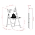thumbnail image 6 of Winsome Taylor 5-Piece Drop Leaf Solid Wood Dining Set in Walnut, 6 of 6