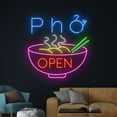 thumbnail image 3 of Handmadetneonsign Pho Open Led Sign, Pho Noodles Neon Sign, Vietnamese Noodles Led Light, Vietnam, 3 of 5