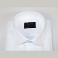thumbnail image 2 of Men 100% Fancy Cotton Shirt Manschett Quesste Turkey Slim Fit 6041-03 White, 2 of 7