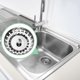 thumbnail image 3 of Kitchen Sink Strainer 80mm, 2pcs Kitchen Sink Stopper With 2 Drain Hair Catcher, Thickened 304 Stainless Steel Universal Kitchen Sink Strainer - SNNGV, 3 of 4