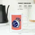 thumbnail image 5 of 15 fl oz Ceramic Mug, Space Queens Collection, Astronaut Helmet With Crown, Space Queen, Contour, Dishwasher & Microwave Safe, 5 of 5