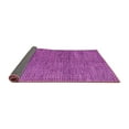 thumbnail image 2 of Ahgly Company Indoor Round Abstract Pink Modern Area Rugs, 3' Round, 2 of 4