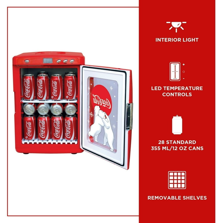 Coca-Cola Polar Bear 28 Can Cooler/Warmer 12V DC 110V AC Mini