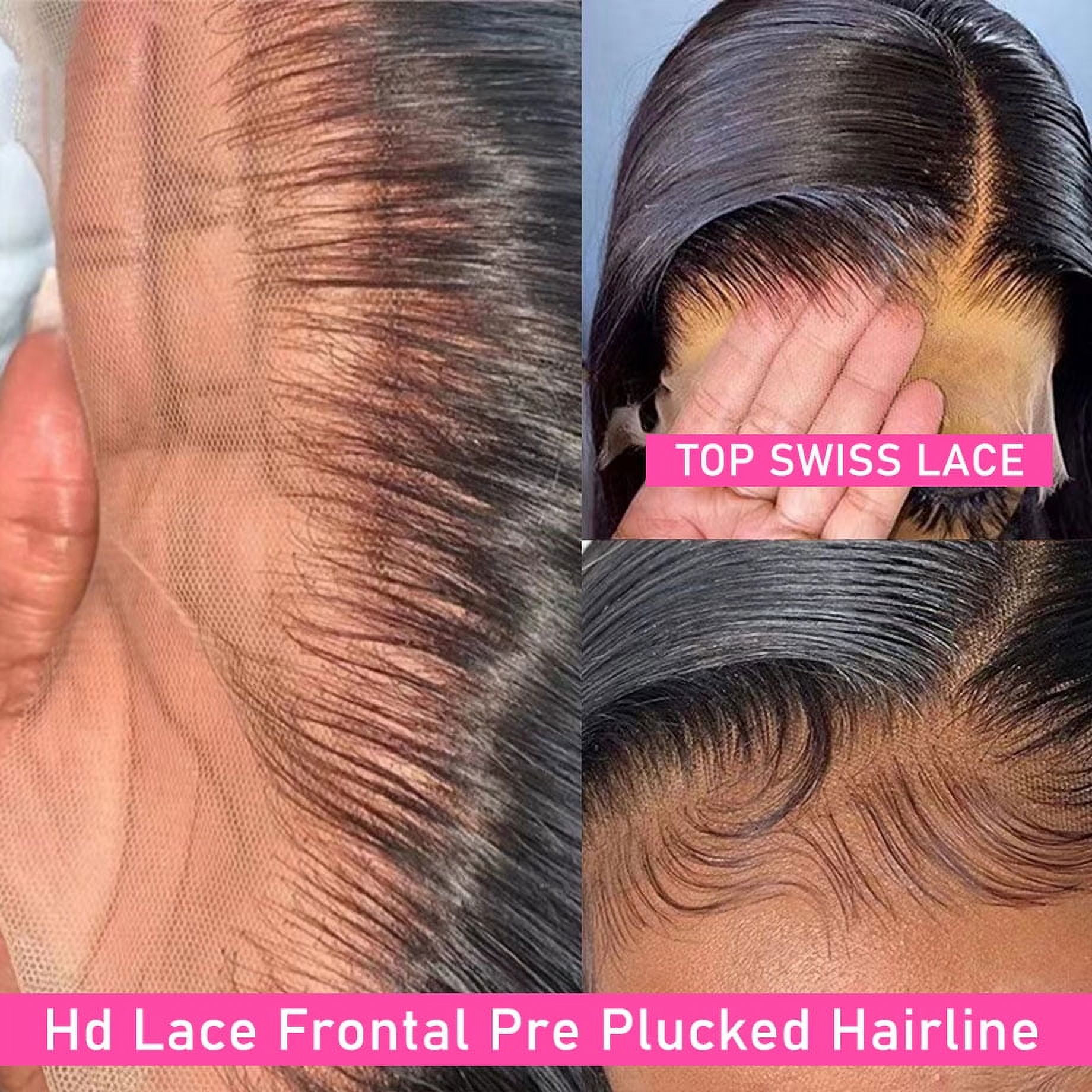 13X4 Lace Frontal Wigs 30 34Inch Body Wave Lace Front Wig 180% Brazilian Transparent 360 Lace Frontal Human Hair Wigs for Women
