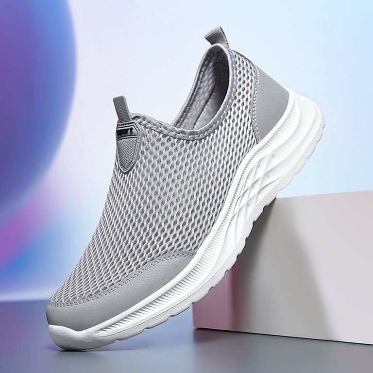 UAYOTSE Mens Running Shoes Mesh Lightweight Walking Tennis  display picture 3