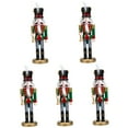 thumbnail image 4 of Raindrops 5pcs Wood Lovely Nutcracker Decor for Home Adorable Desktop Wooden Soldier Decor, 4 of 8